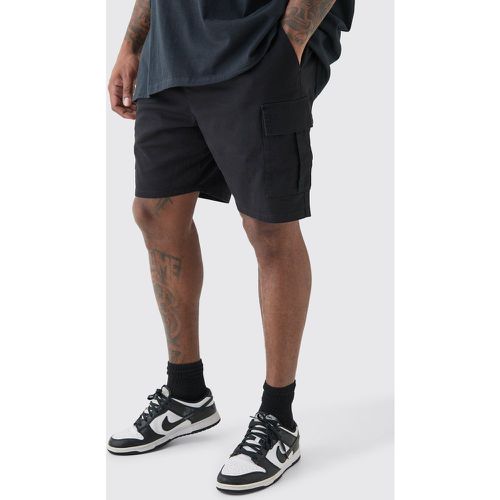 Grande taille - Short cargo à taille élastiquée - XXXL - Boohooman - Modalova