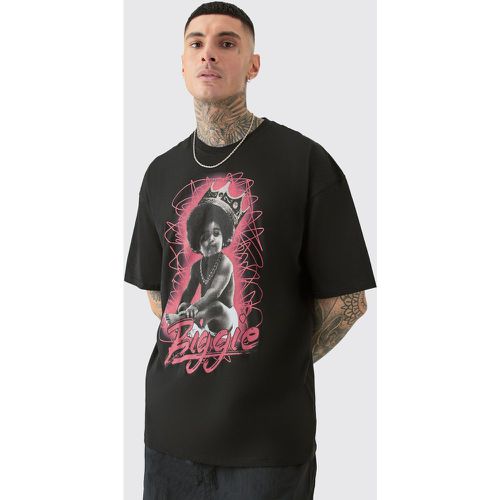 Tall - T-shirt oversize imprimé Biggie - M - Boohooman - Modalova