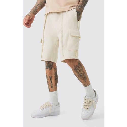 Tall - Short cargo large en jersey - S - Boohooman - Modalova