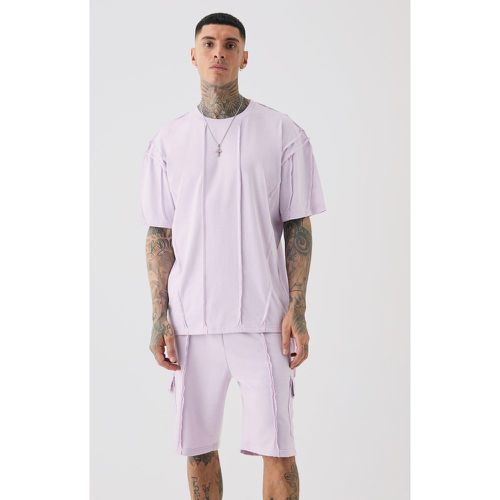 Tall - Ensemble oversize à bords bruts - S - Boohooman - Modalova