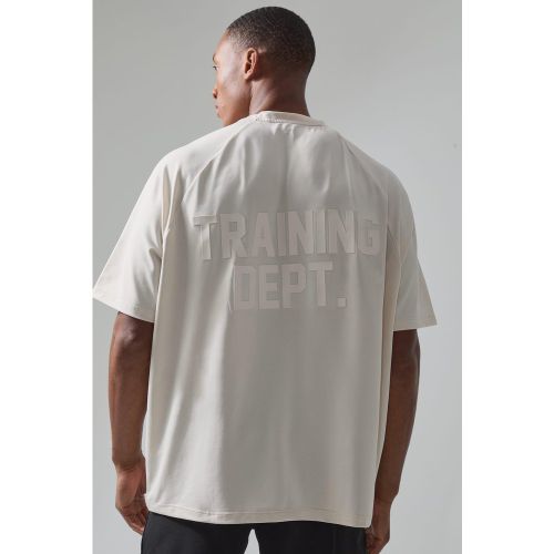 T-shirt de sport oversize à imprimé Training Dept homme - L - Boohooman - Modalova