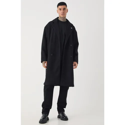 Tall - Manteau croisé oversize en - M - Boohooman - Modalova