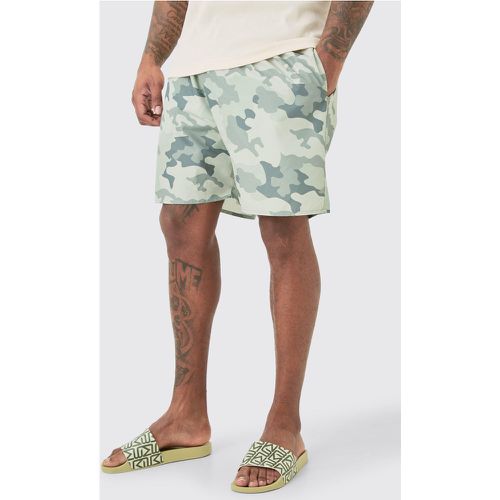 Grande taille - Short de bain à imprimé camouflage - XXXL - Boohooman - Modalova