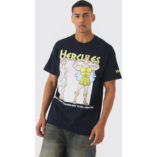 T-shirt oversize Disney à imprimé Hercules - XS - Boohooman - Modalova