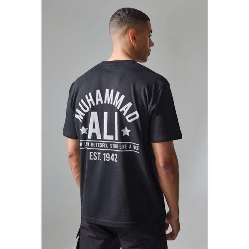 Active Oversized Muhammad Ali Est. 1942 License T-shirt - Boohooman - Modalova