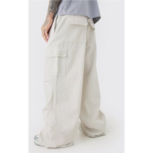 Tall Extreme Baggy Fit Cargo Trousers In - S - Boohooman - Modalova