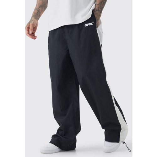 Tall - Pantalon de survêtement à empiècement zippé - L - Boohooman - Modalova