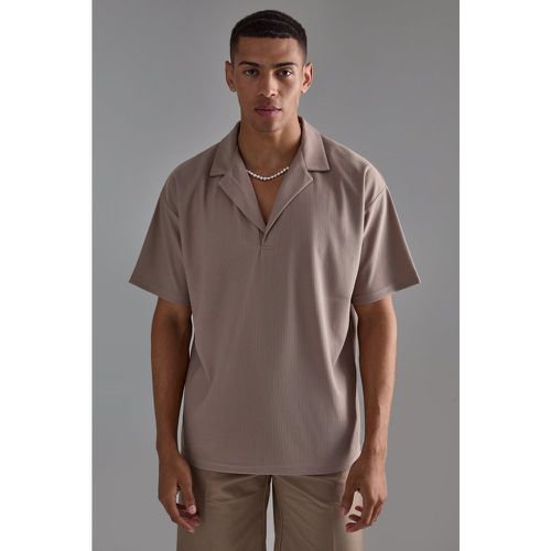 Polo oversize à col contrastant - S - Boohooman - Modalova