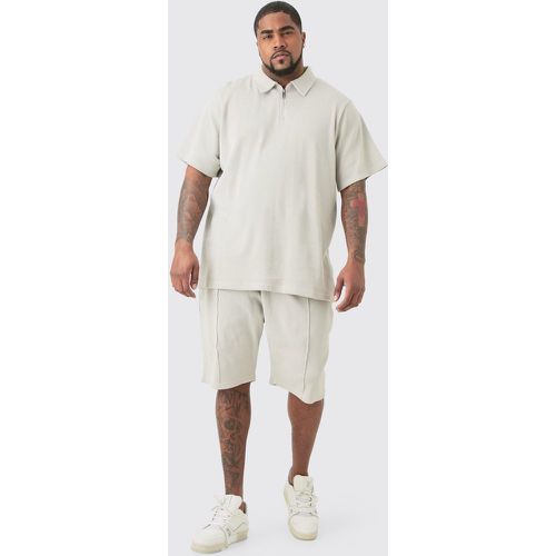 Grande taille - Ensemble avec polo et short - XXXL - Boohooman - Modalova