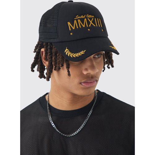 Casquette à broderie chiffres romains - MAN - ONE SIZE - Boohooman - Modalova