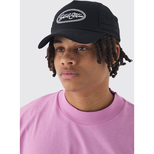 Casquette à empiècement en mesh à broderie - Limited Edition - ONE SIZE - Boohooman - Modalova