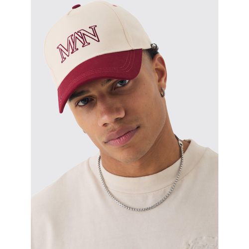 Casquette écru à broderie - MAN - ONE SIZE - Boohooman - Modalova