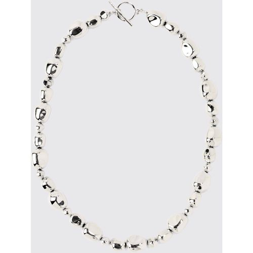 Collier à perles métallisées - ONE SIZE - Boohooman - Modalova