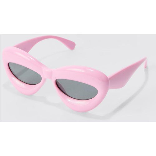 Chunky Frame Sunglasses In Pink - Boohooman - Modalova