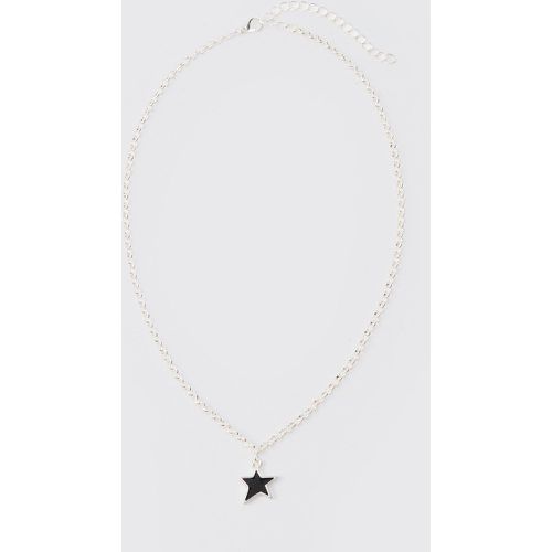 Collier en chaîne à pendentif étoile - ONE SIZE - Boohooman - Modalova