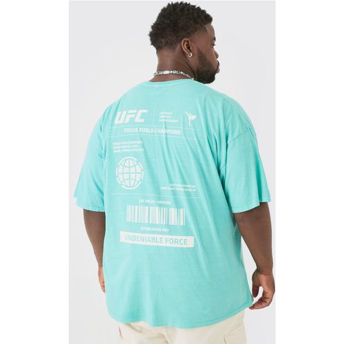 Grande taille - T-shirt à imprimé UFC - XXXL - Boohooman - Modalova