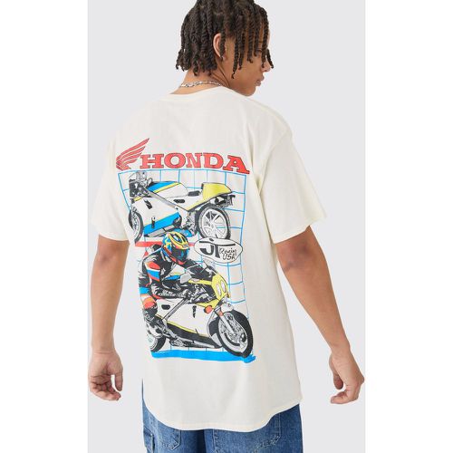 Oversized Honda Jt Racing License T-shirt - Boohooman - Modalova
