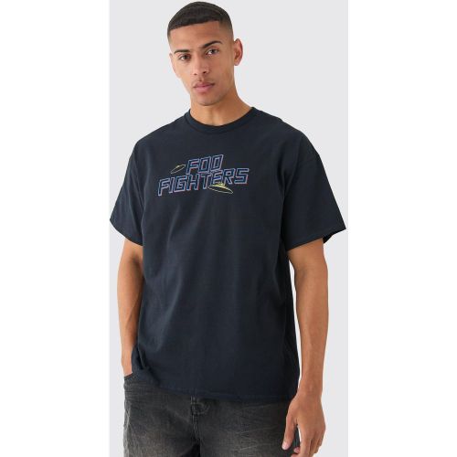 T-shirt oversize imprimé Foo Fighters - L - Boohooman - Modalova