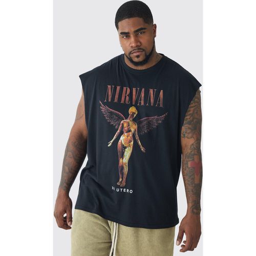 Grande taille - T-shirt à imprimé Nirvana - XXXL - Boohooman - Modalova