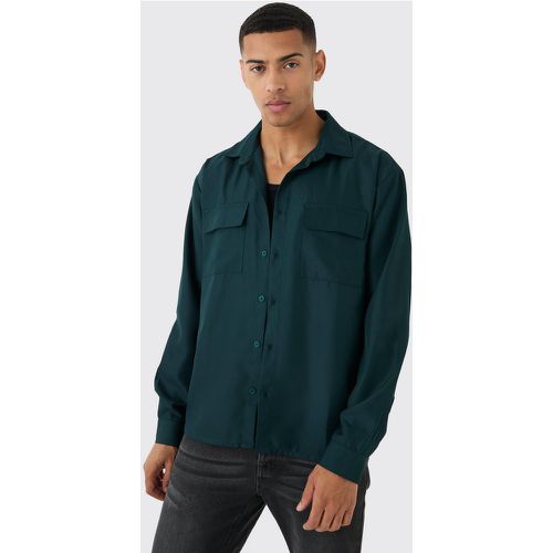 Chemise oversize à manches longues - S - Boohooman - Modalova