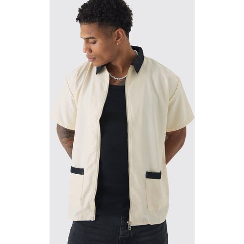 Chemise oversize à manches courtes - XL - Boohooman - Modalova