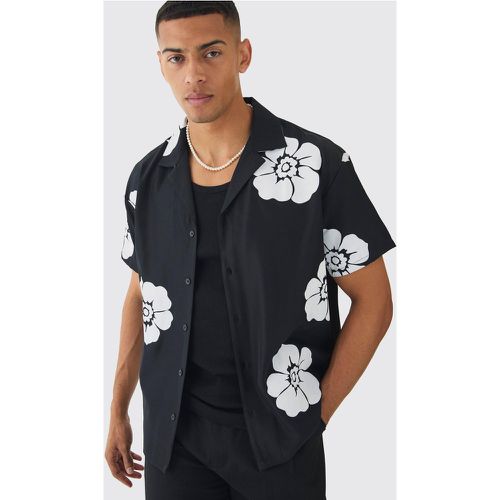 Chemise oversize fleurie - S - Boohooman - Modalova