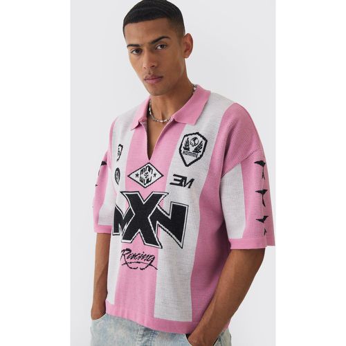 Maillot de football en maille - S - Boohooman - Modalova