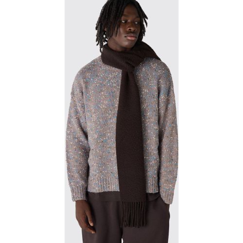 Pull oversize en maille brossée - L - Boohooman - Modalova