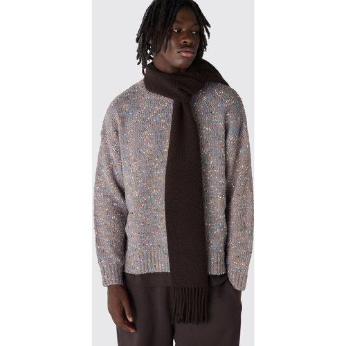 Pull oversize en maille brossée - S - Boohooman - Modalova