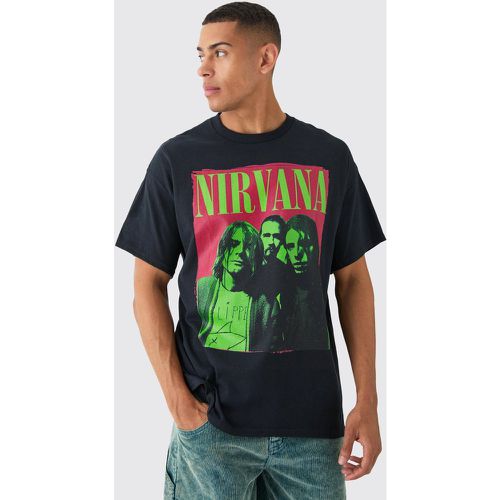 Oversized Nirvana Band License T-shirt - Boohooman - Modalova