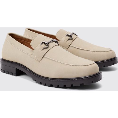 Mocassins à logo métallisé - MAN - 42 - Boohooman - Modalova