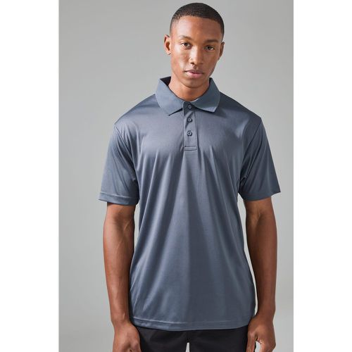 Polo de golf boutonné - MAN Active - S - Boohooman - Modalova