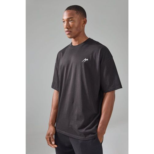 T-shirt oversize à logo - MAN Active homme - XS - Boohooman - Modalova