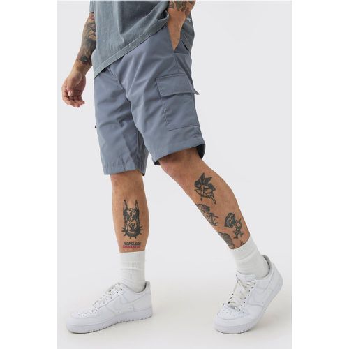 Short cargo en nylon à taille élastiquée - L - Boohooman - Modalova