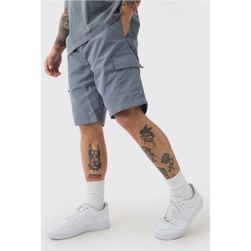 Short cargo en nylon à taille élastiquée - S - Boohooman - Modalova