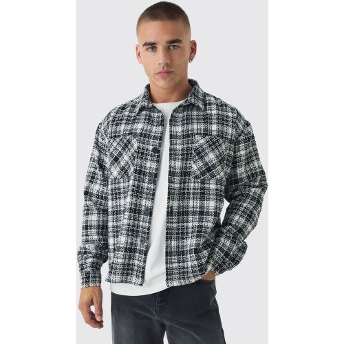 Surchemise oversize à carreaux - L - Boohooman - Modalova