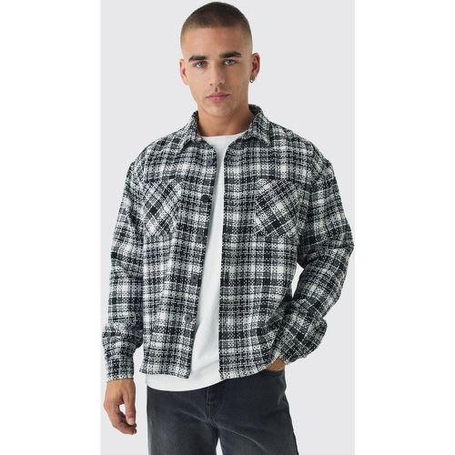 Surchemise oversize à carreaux - S - Boohooman - Modalova