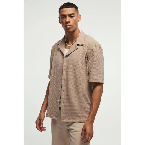 Chemise oversize en jersey - S - Boohooman - Modalova