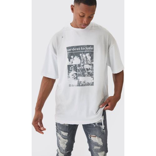 T-shirt oversize délavé premium - XS - Boohooman - Modalova