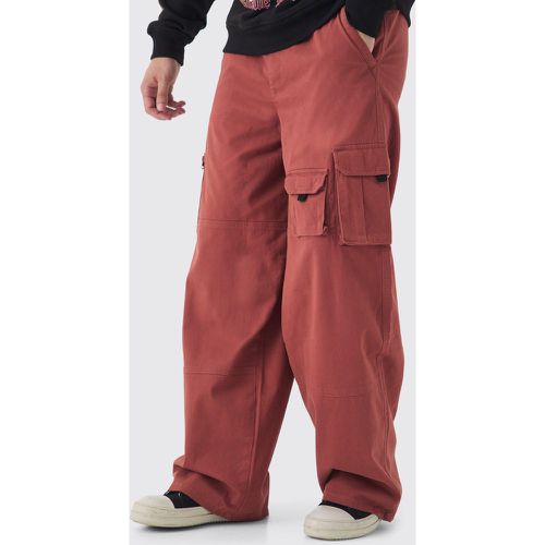 Tall - Pantalon cargo baggy à poches multiples - S - Boohooman - Modalova