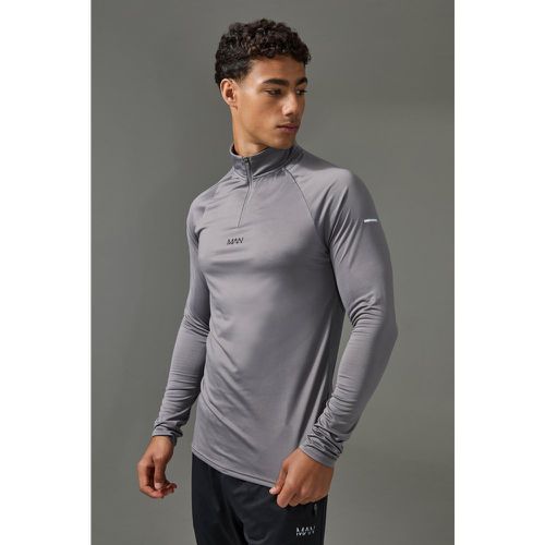 Veste à col zippé et pantalon de sport - MAN Active homme - L - Boohooman - Modalova