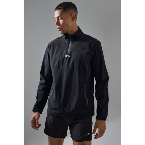 Coupe-vent à capuche zippé - MAN Active - L - Boohooman - Modalova