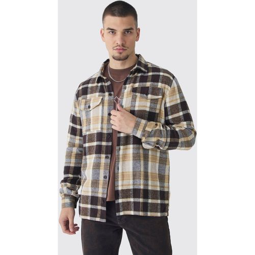 Tall - Chemise oversize à carreaux - S - Boohooman - Modalova