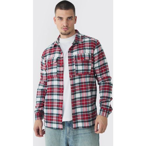 Tall - Chemise oversize à carreaux - S - Boohooman - Modalova