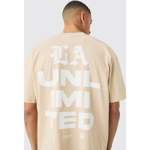 T-shirt oversize imprimé - XS - Boohooman - Modalova