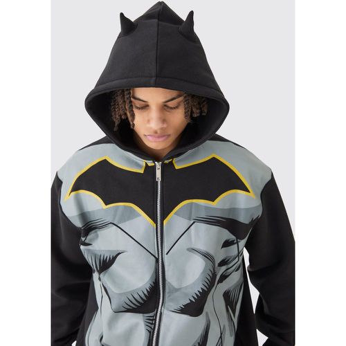 Sweat à capuche oversize zippé à imprimé Batman homme - S - Boohooman - Modalova