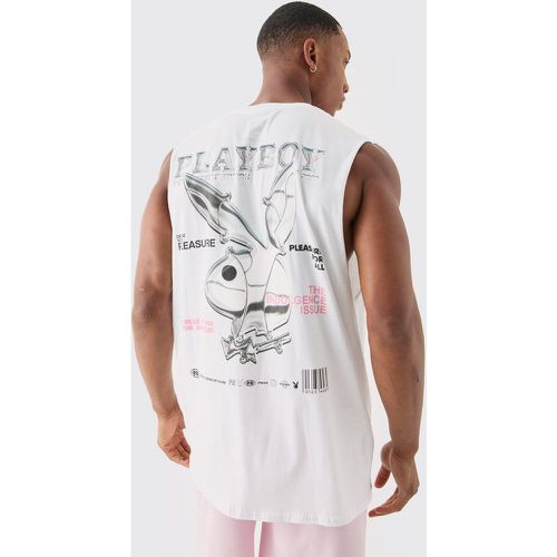 Débardeur oversize à imprimé Playboy - M - Boohooman - Modalova