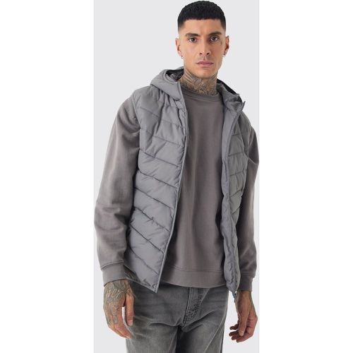 Tall - Veste sans manches matelassée - S - Boohooman - Modalova