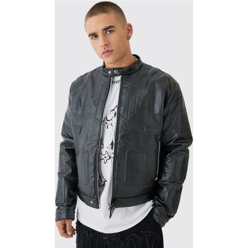 Veste oversize noir homme - S, noir - Boohooman - Modalova