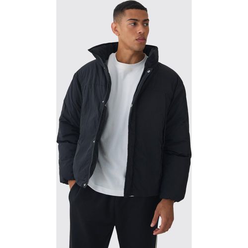 Veste matelassée à col montant - S - Boohooman - Modalova